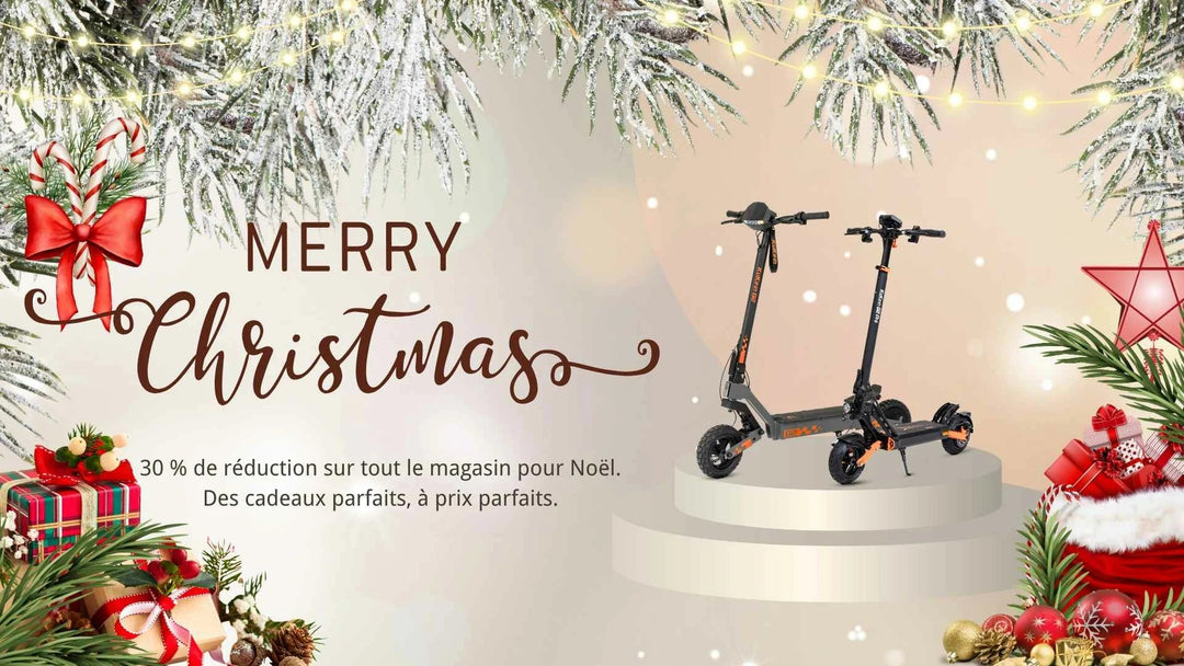 Découvrez l'offre ultime : les offres de Noël sur les trottinettes électriques KuKirin !