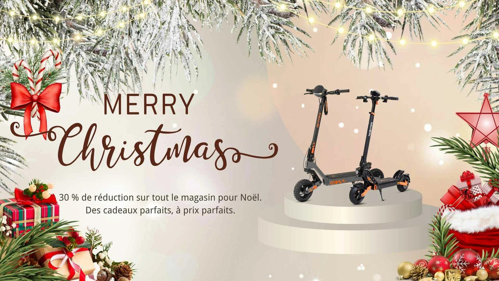 Unwrap the Ultimate Ride: Christmas Deals on KuKirin E-Scooters!